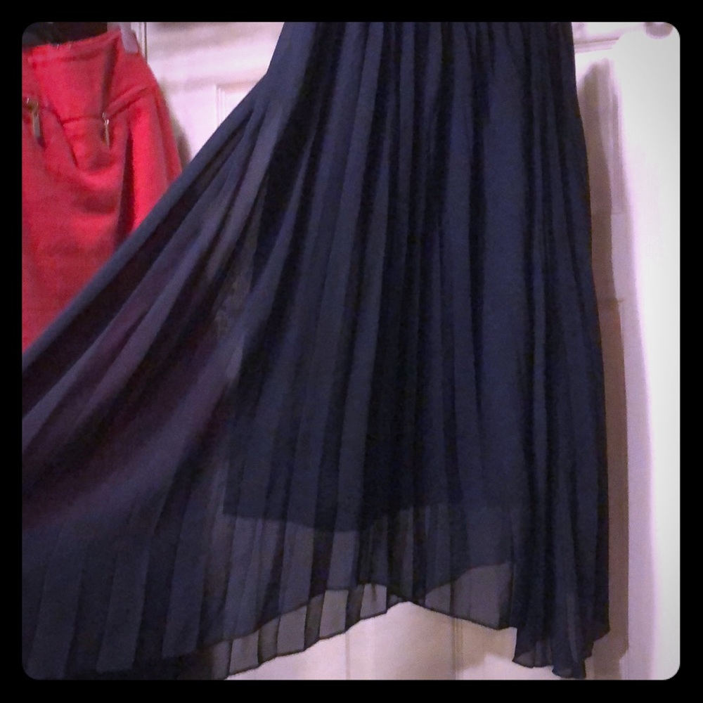 Navy blue A line